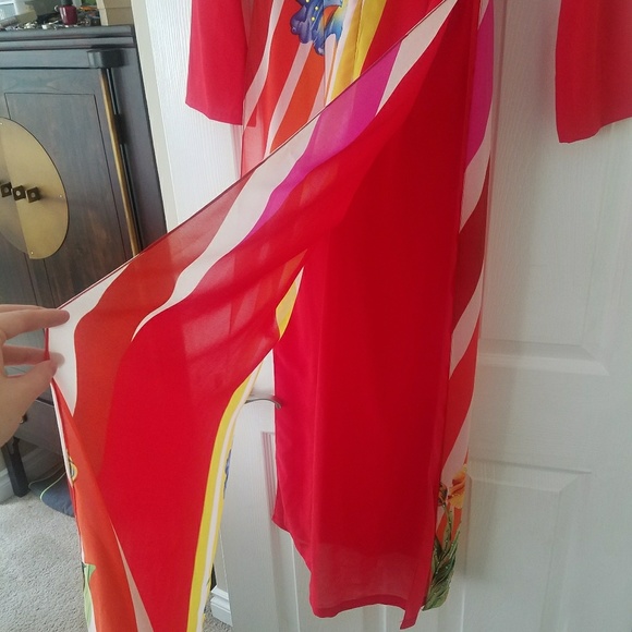 VINTAGE 70s rainbow festival dress - Picture 6 of 6